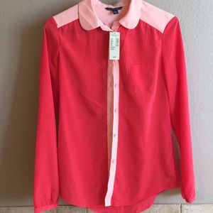 American eagle button up blouse